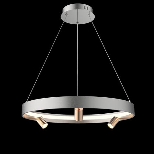 Wisząca lampa Spectra z trzema reflektorami LED