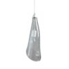 Szklana, przezroczysta lampa wisząca Horn Bubble