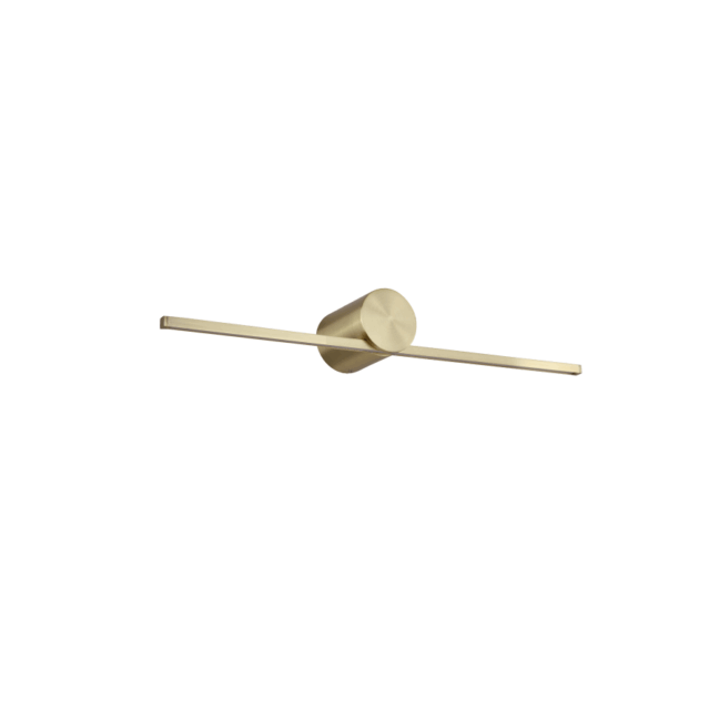 Złota lampa ścienna Modern Slim M LED