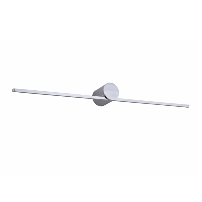 Nowoczesny kinkiet Modern Slim L w chromowanym wykończeniu z oświetleniem LED