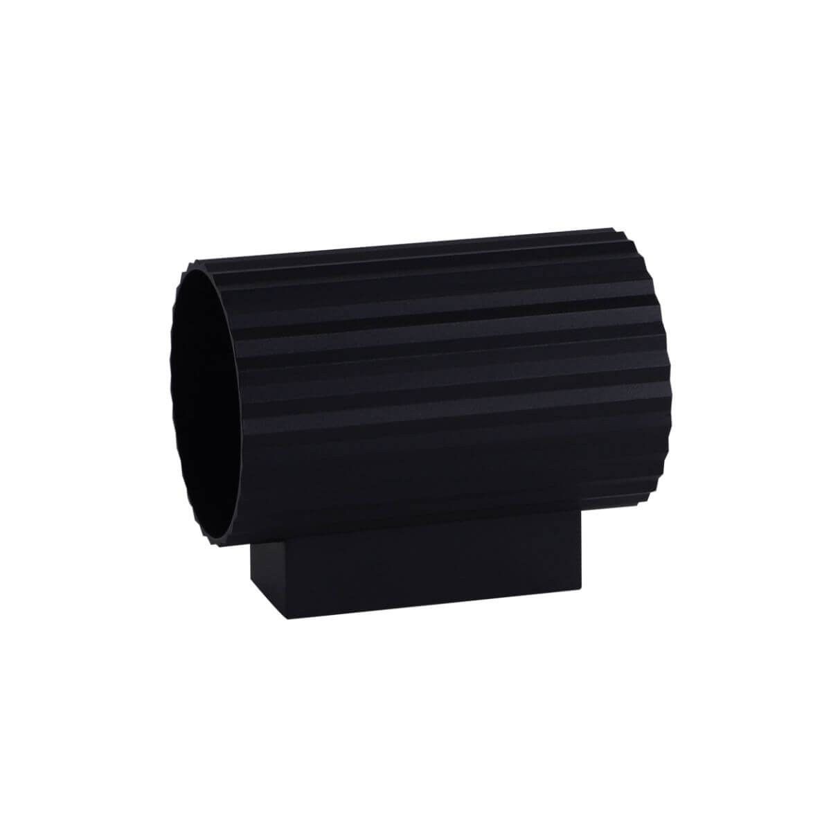 Czarny, jednopunktowy kinkiet Tokio