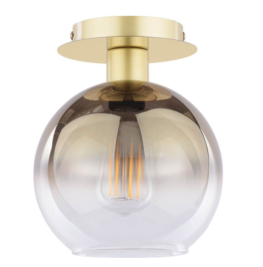 Lampa sufitowa Lycia z eleganckim szklanym kloszem