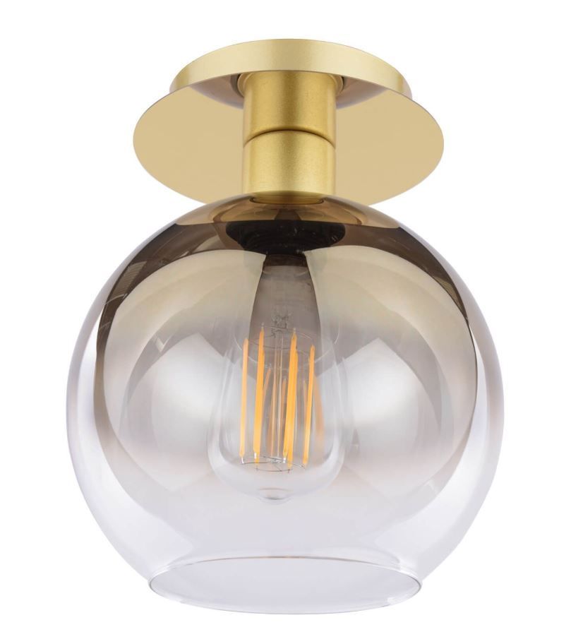 Lampa sufitowa Lycia z eleganckim szklanym kloszem