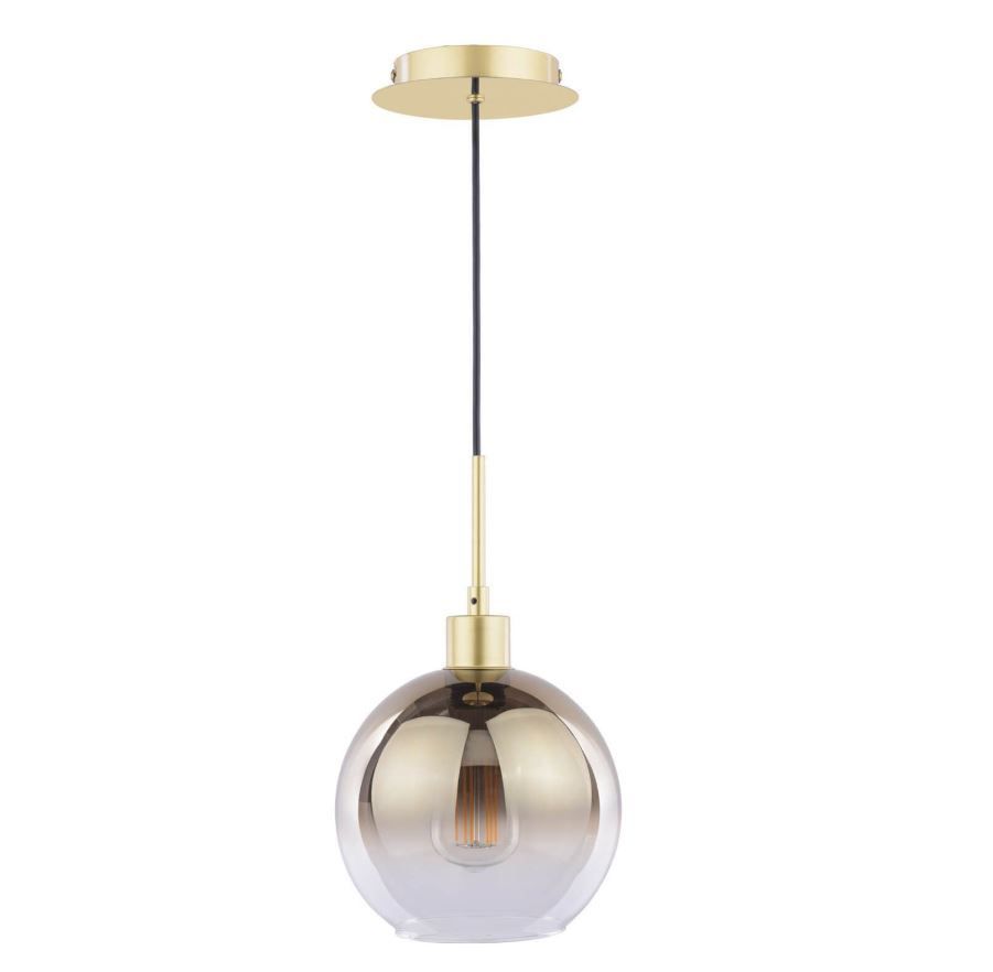 Elegancka wisząca lampa Lycia z kloszem ze szkła ombre