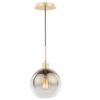 Elegancka wisząca lampa Lycia z kloszem ze szkła ombre