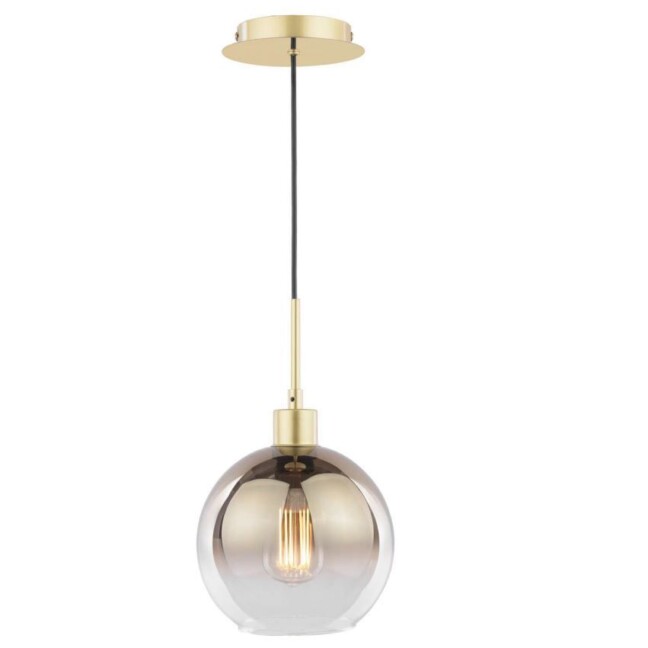 Elegancka wisząca lampa Lycia z kloszem ze szkła ombre