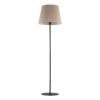 Lampa stojąca Chicago z kloszem wykonanym z lnu