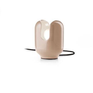 Ceramiczna lampa stołowa Batucada C2590 w odcieniu piaskowego szarego