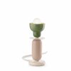 Ceramiczna lampka stołowa Berimbau C2602 od Ferroluce w kolorowym wykończeniu