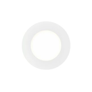 Zestaw 3 białych oczek sufitowych Leonis