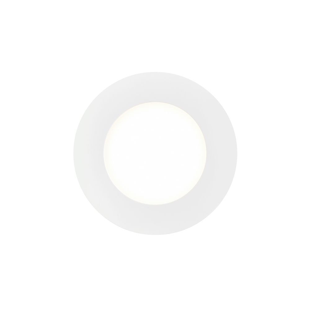 Zestaw 3 białych oczek sufitowych Leonis