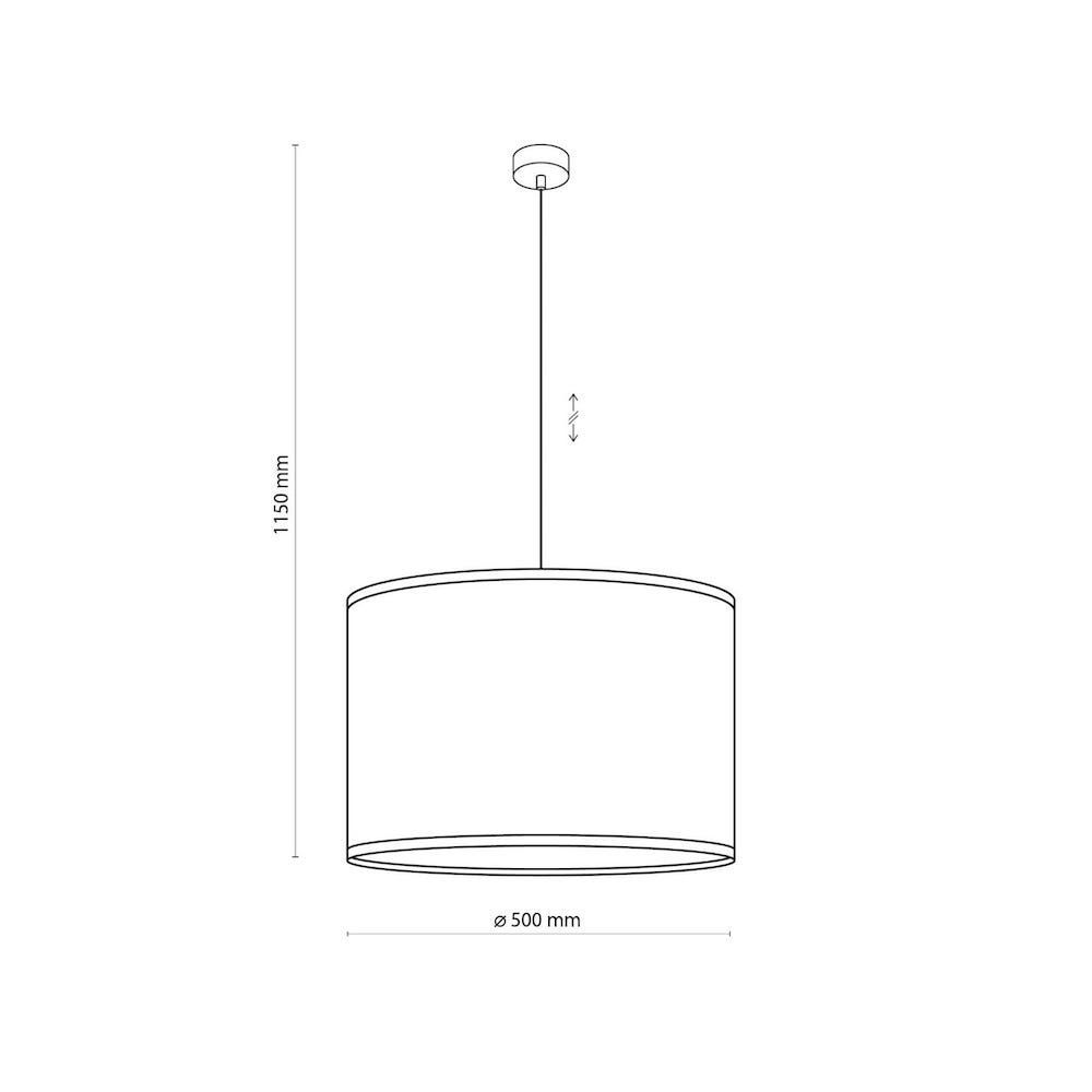 Duża lampa wisząca Liberia do jadalni w stylu boho