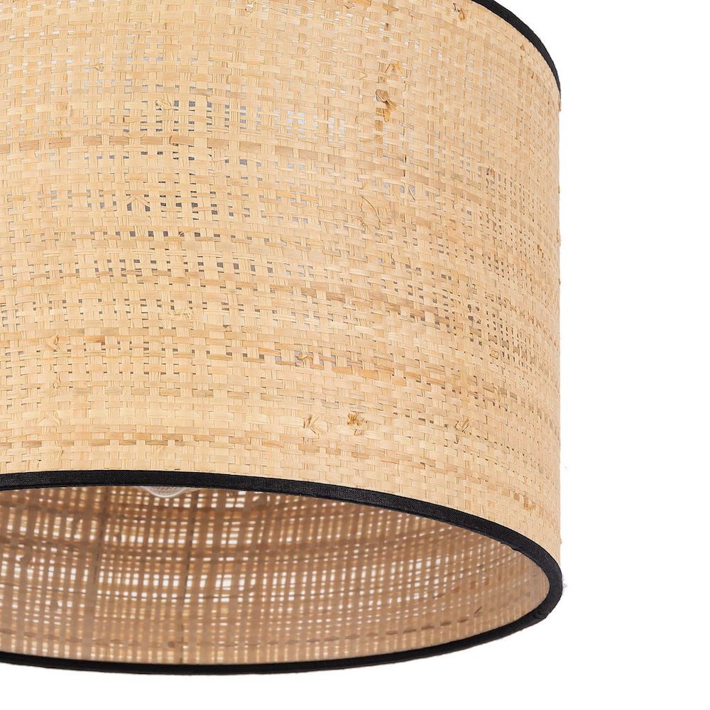 Wisząca lampa Liberia z czarnym zawieszeniem