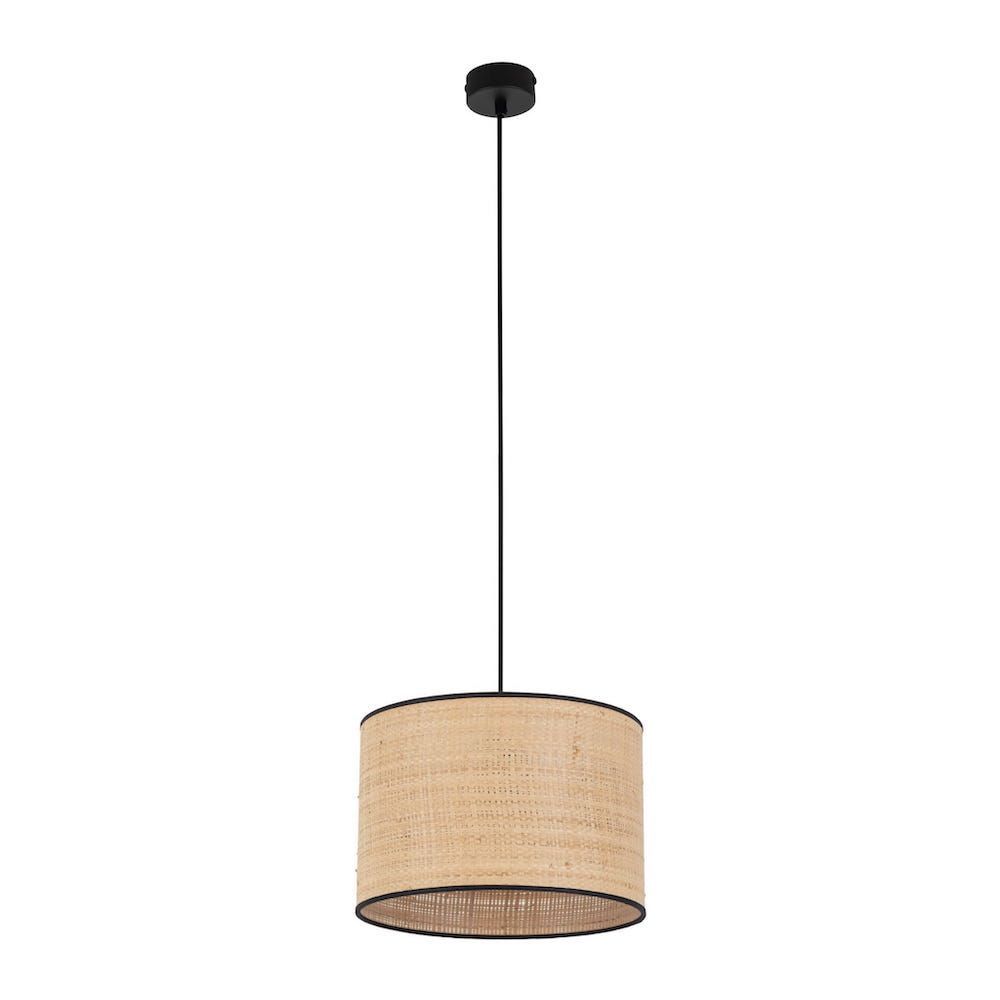 Wisząca lampa Liberia z czarnym zawieszeniem