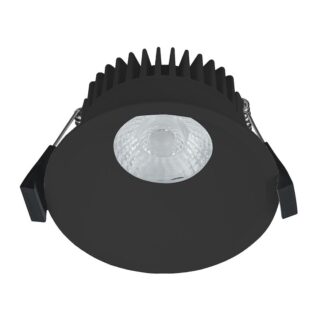 Czarne oczko sufitowe Albric