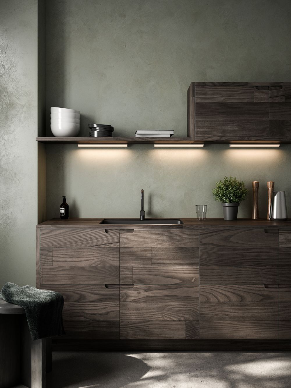 Listwa LED Bity 55 do montażu pod szafkami