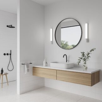 Biały kinkiet LED Malaika