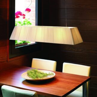 Kremowa lampa wisząca Mei 100