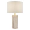 Lampa stołowa Nalani - efekt marmuru, na szklany stolik kawowy