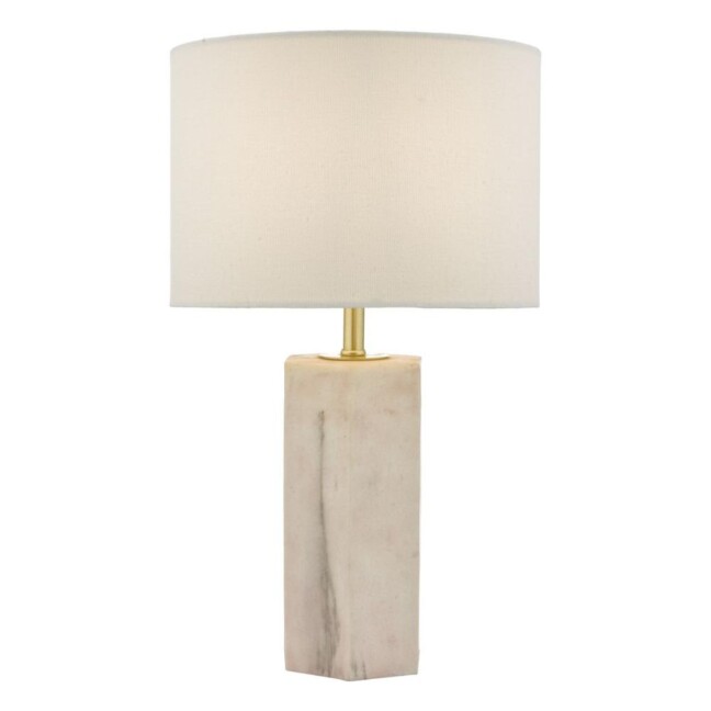 Lampa stołowa Nalani - efekt marmuru, na szklany stolik kawowy