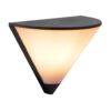 Czarna zewnętrzna lampa ścienna Noorstad o klasie szczelności IP44