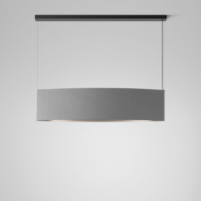 Akustyczna lampa wisząca Noren S/151 z oświetleniem skierowanym w dół