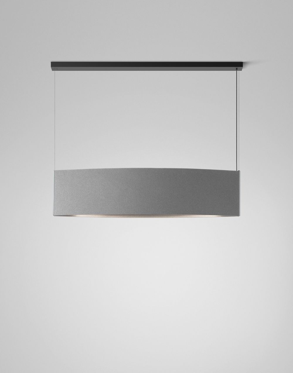 Akustyczna lampa wisząca Noren S/151 z oświetleniem skierowanym w dół