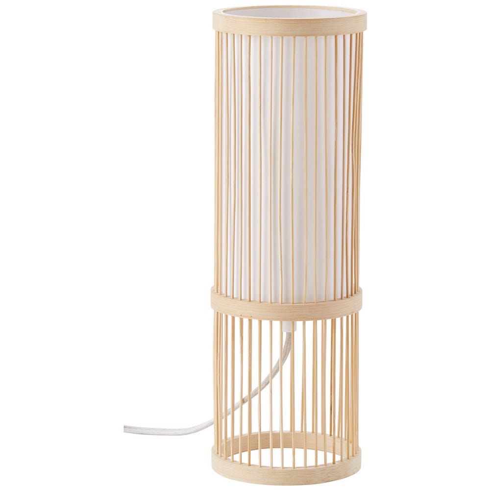 Lampa stołowa Nori wykonana z naturalnego rattanu