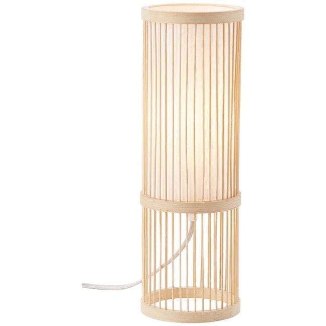 Lampa stołowa Nori wykonana z naturalnego rattanu