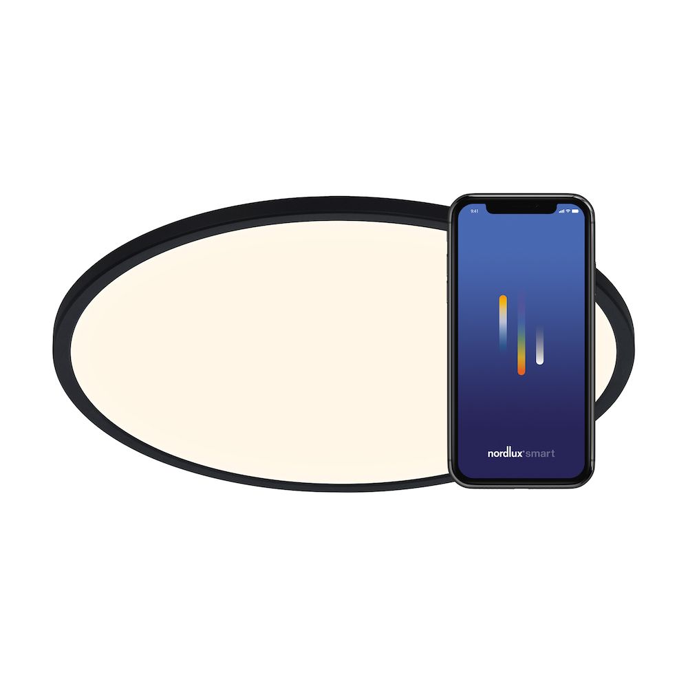 Oja Smart 42 od Nordlux to nowoczesna, okrągła lampa sufitowa idealna do kuchni