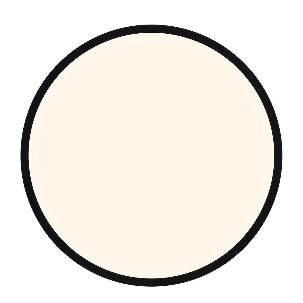 Czarna, duża lampa sufitowa Oja Smart 60