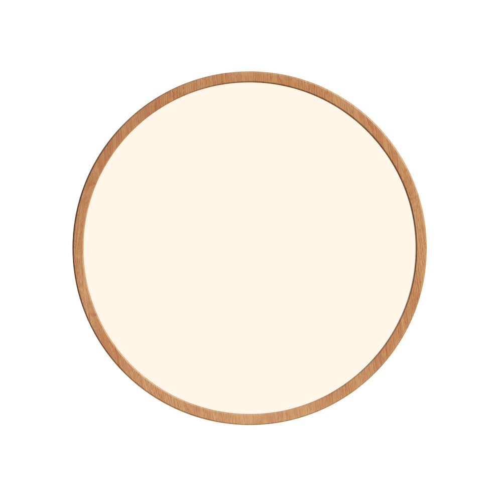 Plafon Oja 42 w odcieniu drewna z funkcją ściemniania