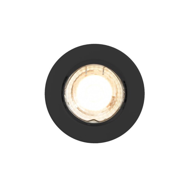 Oczko sufitowe Canis - czarne, 2700K