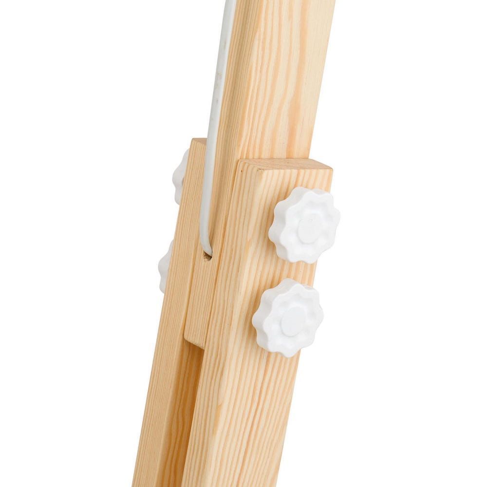 Lampa stojąca Oslo z białym kloszem