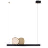 Nowoczesna wisząca lampa Momo z listwą LED