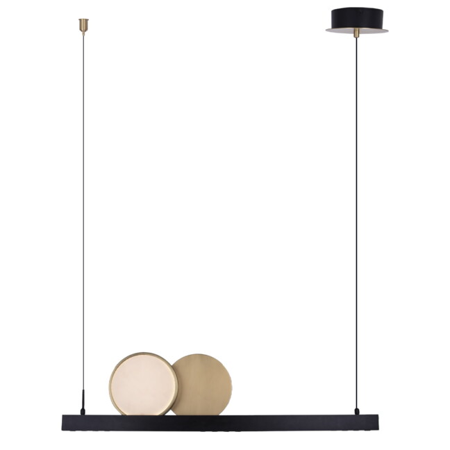 Nowoczesna wisząca lampa Momo z listwą LED