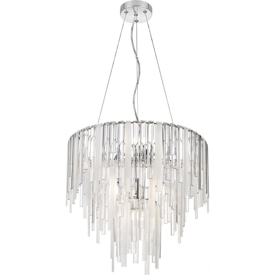 Kaskadowy żyrandol Athena z siedmioma punktami świetlnymi