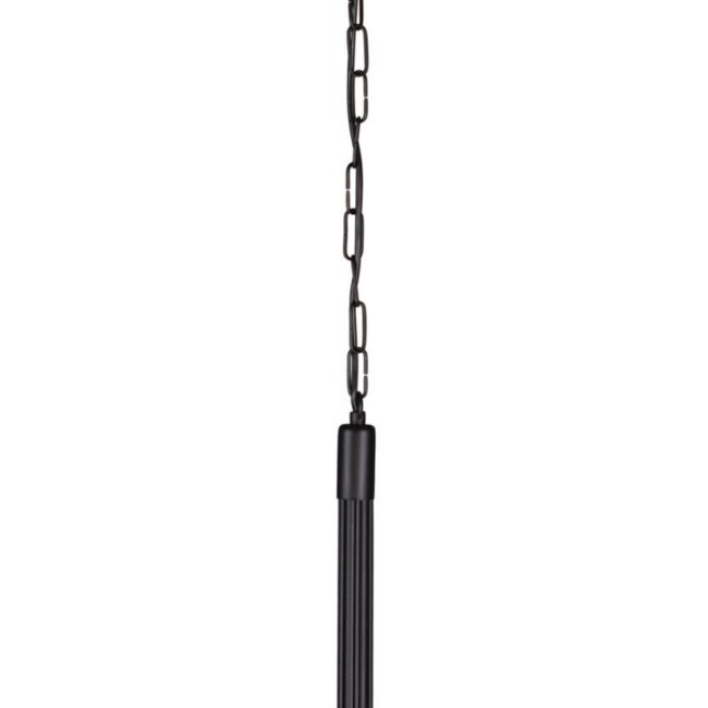 Czarna lampa wisząca Perseo