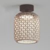 Beżowa lampa sufitowa Nans PF/21 Outdoor o klasie szczelności IP54