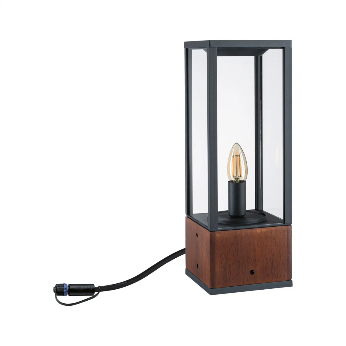 Ogrodowa lampa Venea Plug&Shine o klasie ochrony IP44