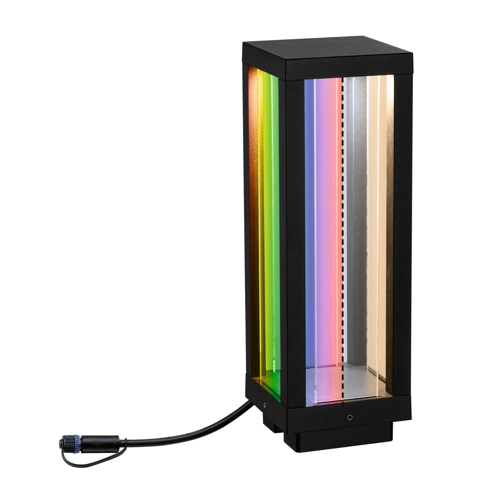 Ogrodowa latarnia Classic Plug&Shine z funkcją RGB i klasą ochrony IP44