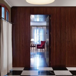 Beżowa lampa sufitowa Plafonet 95 LED w dużym rozmiarze