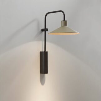 Kinkiet Platet A/02 w odcieniu oliwkowej szarości