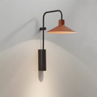 Loftowy kinkiet Platet A/02 w kolorze terakoty