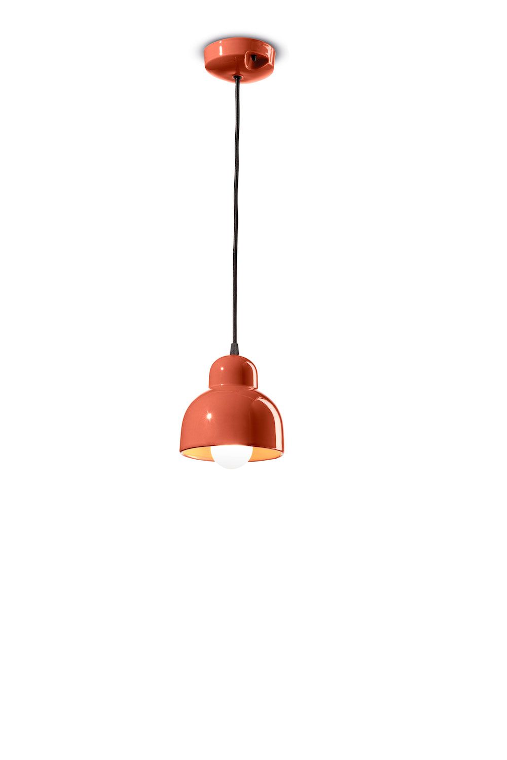 Pomarańczowa lampa wisząca Berimbau C2611 w dużym rozmiarze