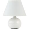 Biała lampa stołowa Primo