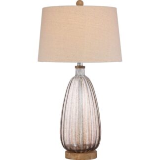 Miodowa lampa stołowa Seedy