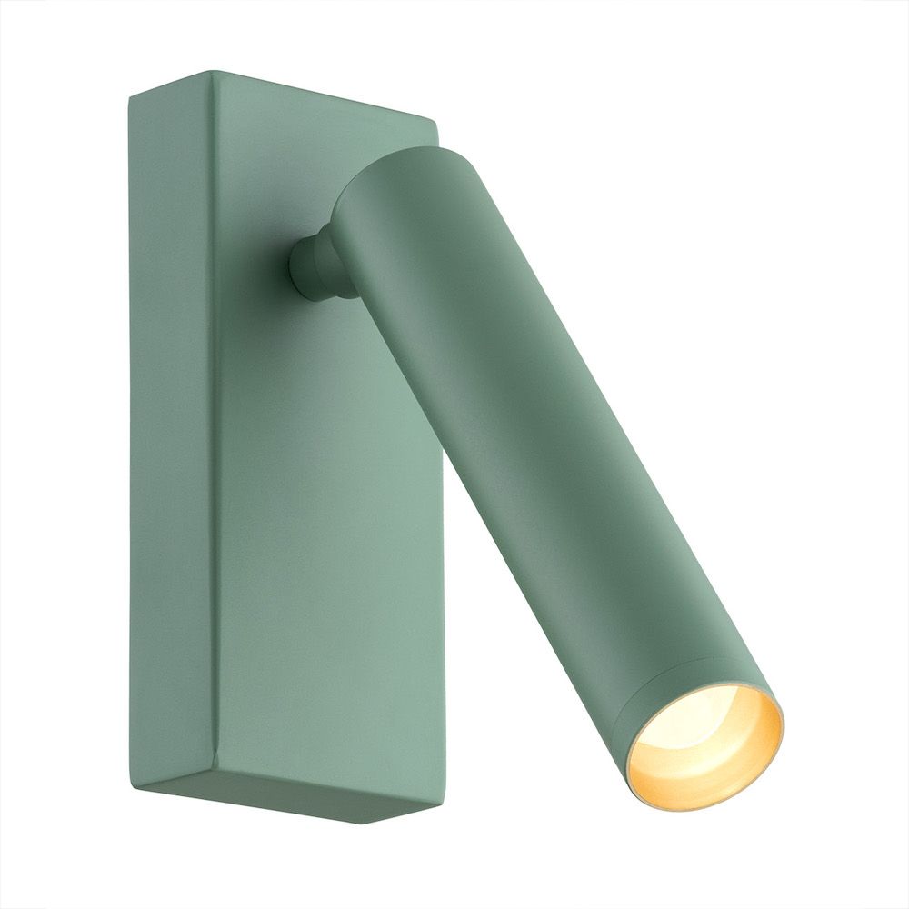 Kinkiet ścienny Rio w zielonym odcieniu z oświetleniem LED