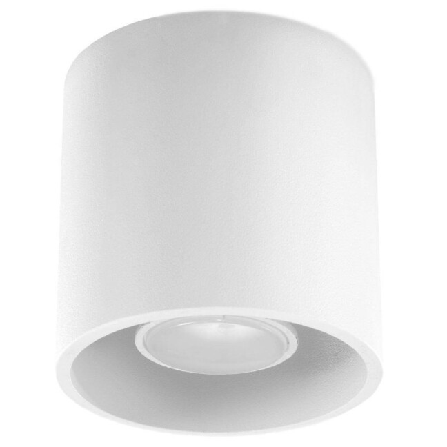 Nowoczesna biała lampa sufitowa Orbis