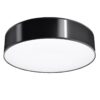 Nowoczesna czarna lampa sufitowa Arena